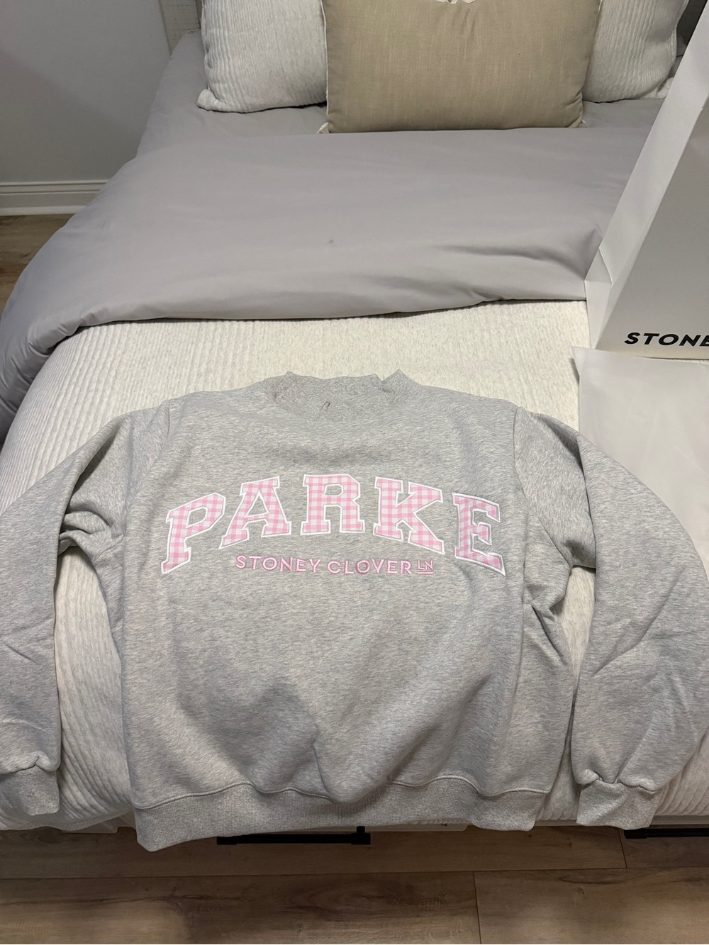 PARKE MOCKNECK PINK GINGHAM